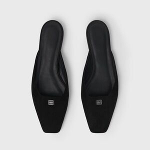Toteme Black Suede Sandals